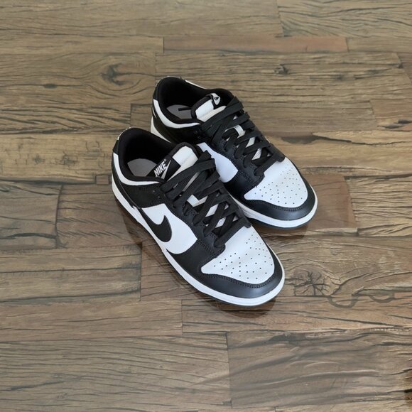 Nike Other - Dunk Low 'Black White' Size 6